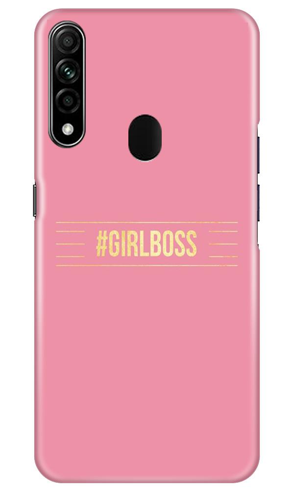 Girl Boss Pink Case for Oppo A31 (Design No. 263)