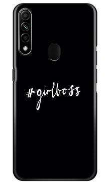 #GirlBoss Mobile Back Case for Oppo A31 (Design - 266)