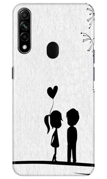 Cute Kid Couple Mobile Back Case for Oppo A31 (Design - 283)