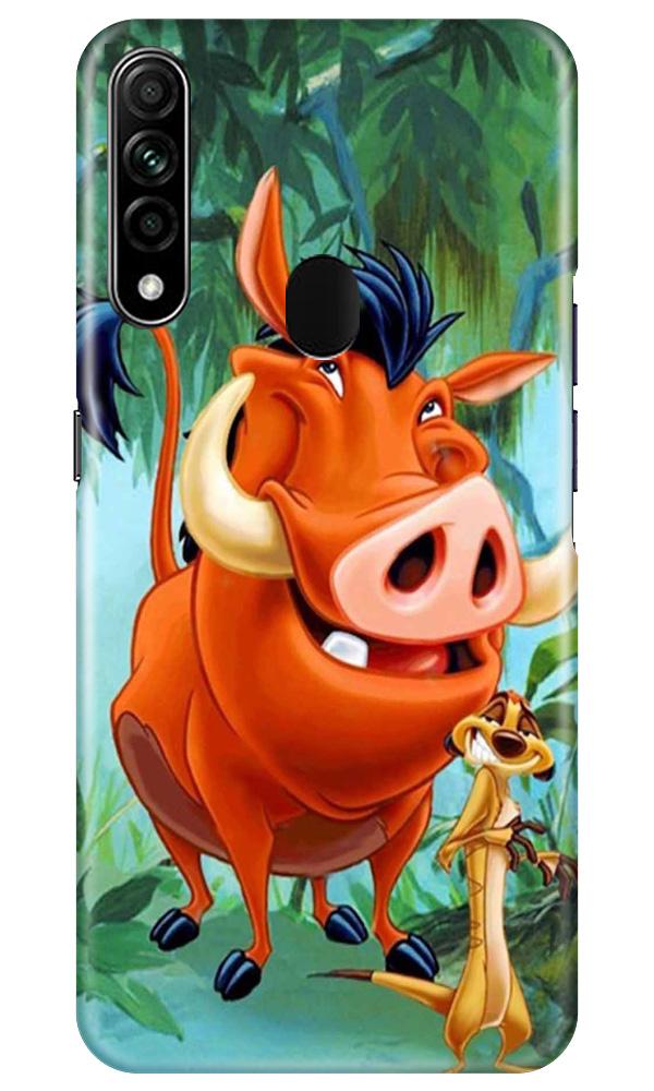 Timon and Pumbaa Mobile Back Case for Oppo A31 (Design - 305)