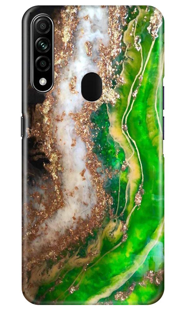 Marble Texture Mobile Back Case for Oppo A31 (Design - 307)