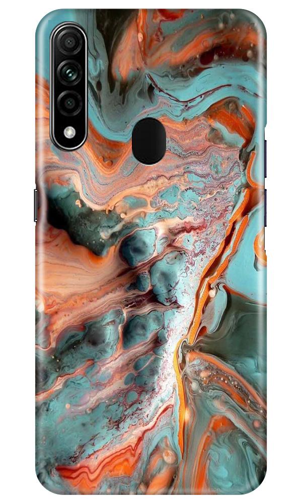 Marble Texture Mobile Back Case for Oppo A31 (Design - 309)