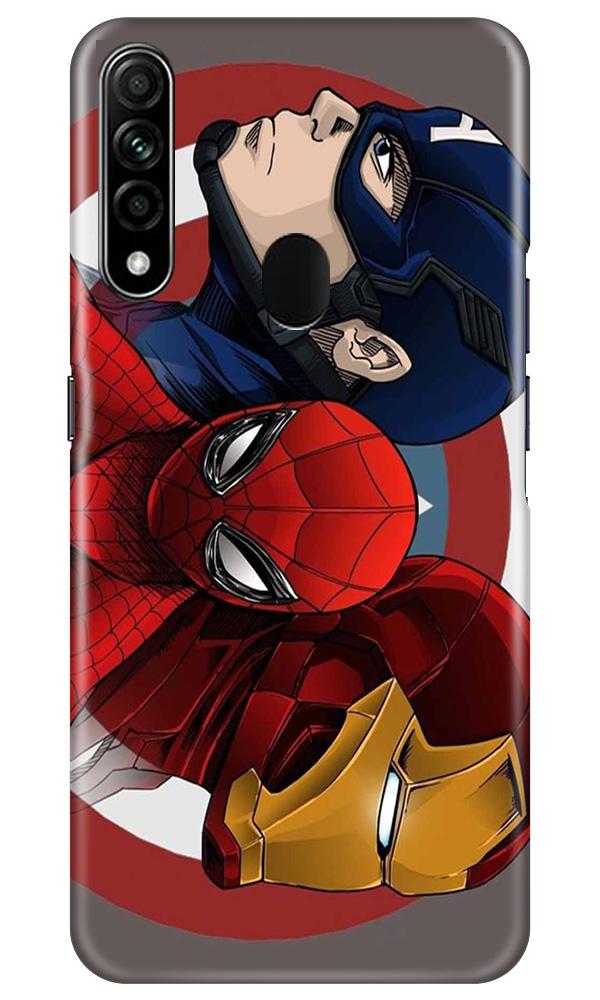 Superhero Mobile Back Case for Oppo A31 (Design - 311)