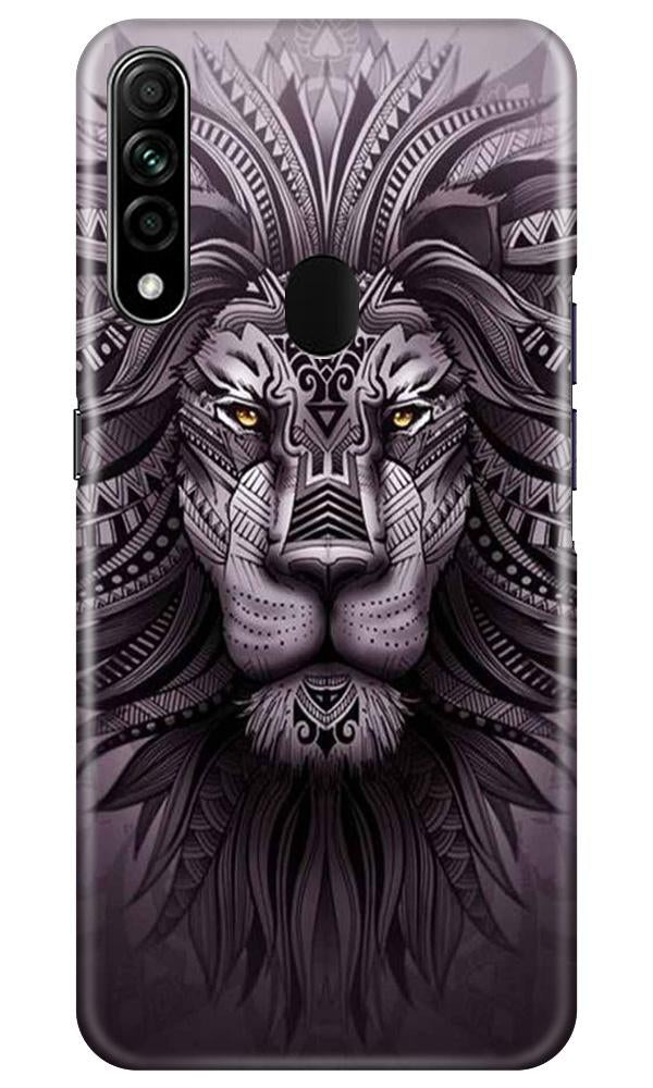 Lion Mobile Back Case for Oppo A31 (Design - 315)
