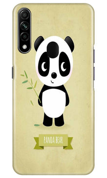 Panda Bear Mobile Back Case for Oppo A31 (Design - 317)