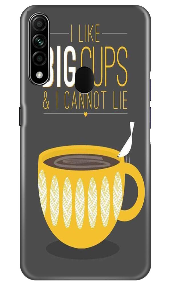 Big Cups Coffee Mobile Back Case for Oppo A31 (Design - 352)