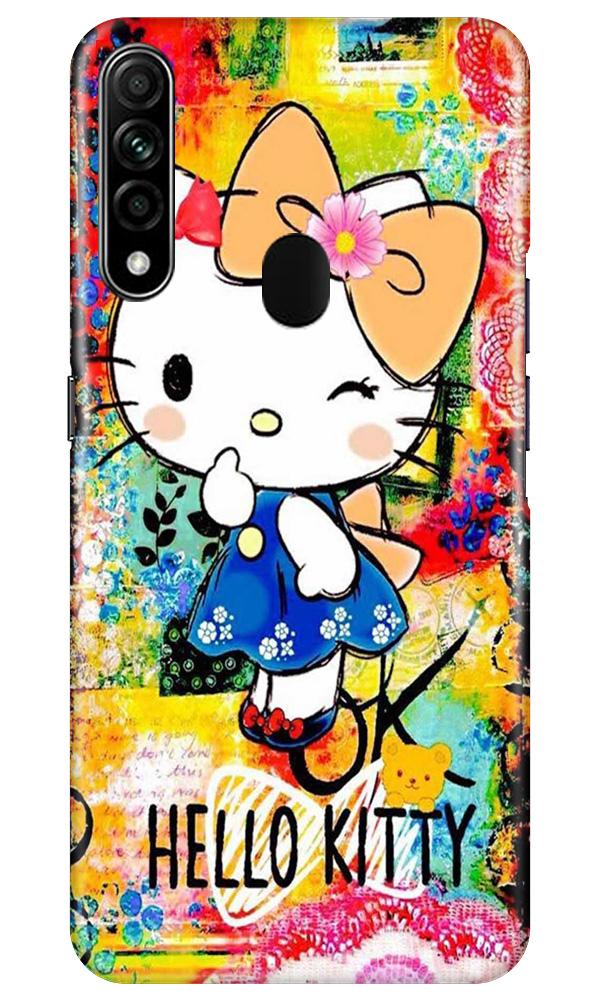 Hello Kitty Mobile Back Case for Oppo A31 (Design - 362)