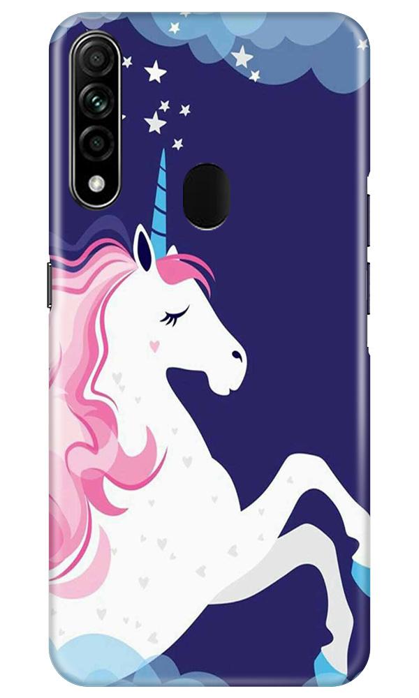 Unicorn Mobile Back Case for Oppo A31 (Design - 365)