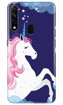 Unicorn Mobile Back Case for Oppo A31 (Design - 365)