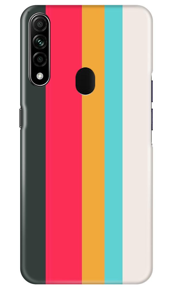 Color Pattern Mobile Back Case for Oppo A31 (Design - 369)