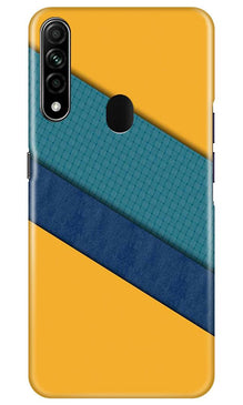 Diagonal Pattern Mobile Back Case for Oppo A31 (Design - 370)