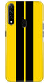 Black Yellow Pattern Mobile Back Case for Oppo A31 (Design - 377)