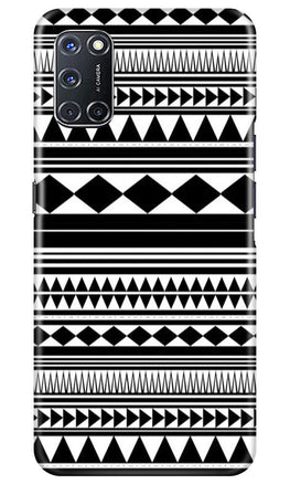 Black white Pattern Case for Oppo A72