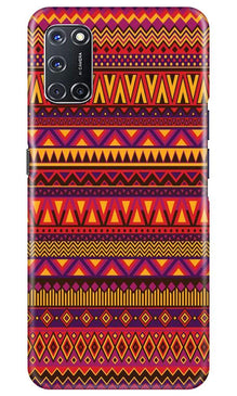 Zigzag line pattern2 Mobile Back Case for Oppo A92 (Design - 10)