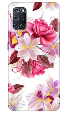 Beautiful flowers Mobile Back Case for Oppo A52 (Design - 23)