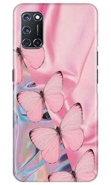 Butterflies Mobile Back Case for Oppo A52 (Design - 26)