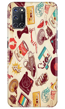 Vintage Mobile Back Case for Oppo A72 (Design - 35)