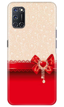 Gift Wrap3 Mobile Back Case for Oppo A52 (Design - 36)
