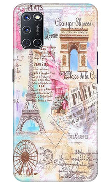 Paris Eiftel Tower Mobile Back Case for Oppo A72 (Design - 54)