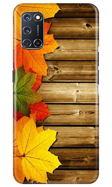 Wooden look3 Mobile Back Case for Oppo A52 (Design - 61)