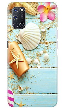 Sea Shells Mobile Back Case for Oppo A72 (Design - 63)