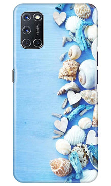 Sea Shells2 Mobile Back Case for Oppo A52 (Design - 64)