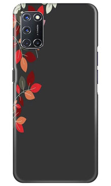Grey Background Mobile Back Case for Oppo A52 (Design - 71)