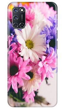 Coloful Daisy Mobile Back Case for Oppo A92 (Design - 73)