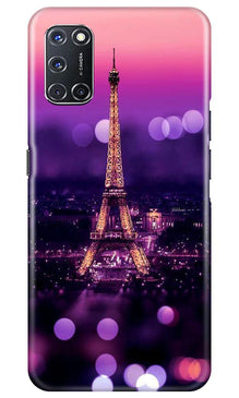 Eiffel Tower Mobile Back Case for Oppo A72 (Design - 86)