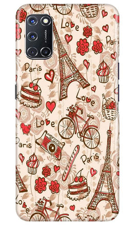 Love Paris Case for Oppo A72(Design - 103)