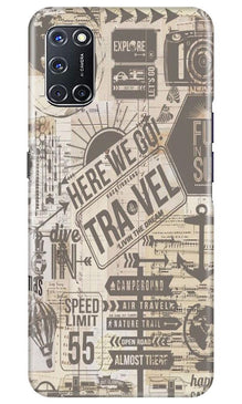 Travel Mobile Back Case for Oppo A92  (Design - 104)