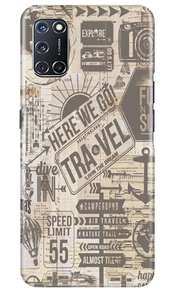 Travel Case for Oppo A72  (Design - 104)