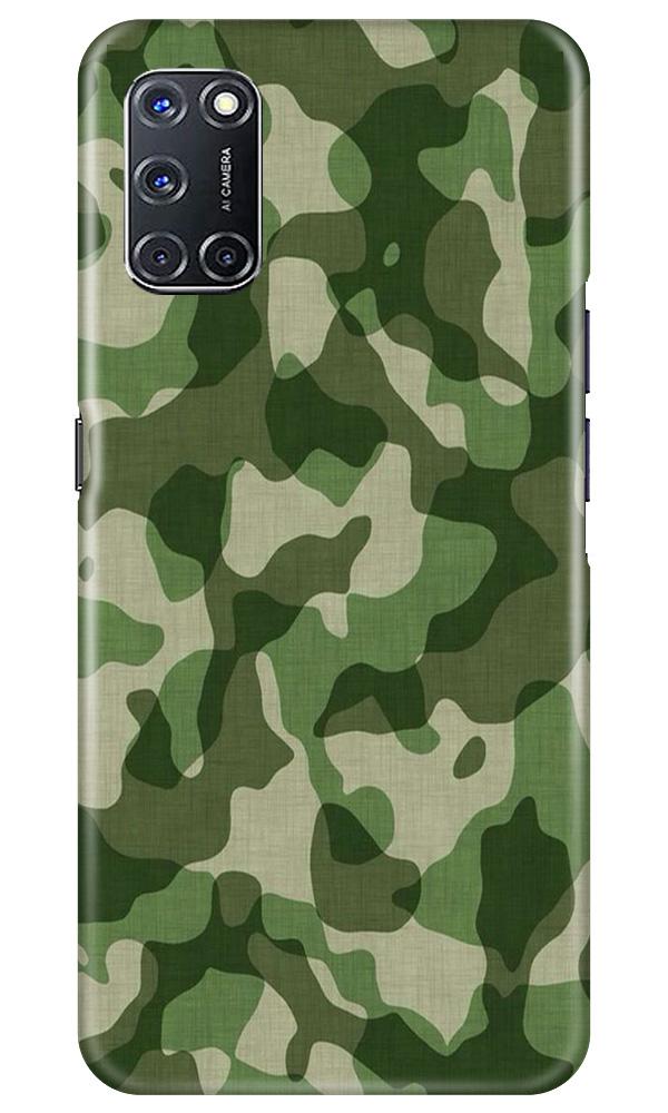 Army Camouflage Case for Oppo A72  (Design - 106)