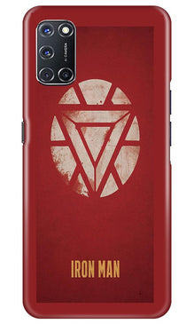 Iron Man Superhero Mobile Back Case for Oppo A52  (Design - 115)