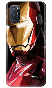 Iron Man Superhero Mobile Back Case for Oppo A52  (Design - 122)