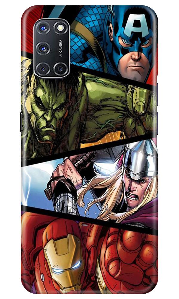 Avengers Superhero Case for Oppo A52(Design - 124)