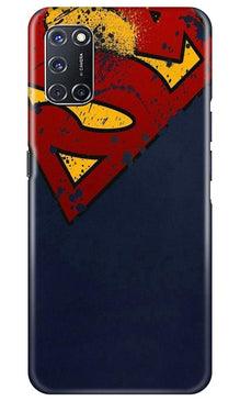 Superman Superhero Mobile Back Case for Oppo A52  (Design - 125)