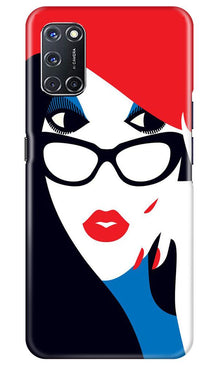 Girlish Mobile Back Case for Oppo A92  (Design - 131)