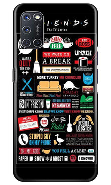 Friends Mobile Back Case for Oppo A52  (Design - 145)