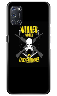 Winner Winner Chicken Dinner Mobile Back Case for Oppo A52  (Design - 178)