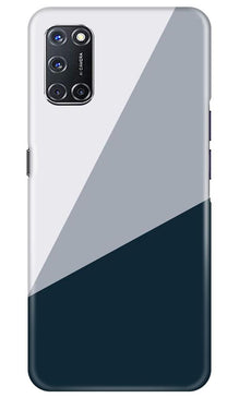 Blue Shade Mobile Back Case for Oppo A52 (Design - 182)