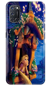 Cute Girl Mobile Back Case for Oppo A92 (Design - 198)