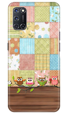 Owls Mobile Back Case for Oppo A52 (Design - 202)