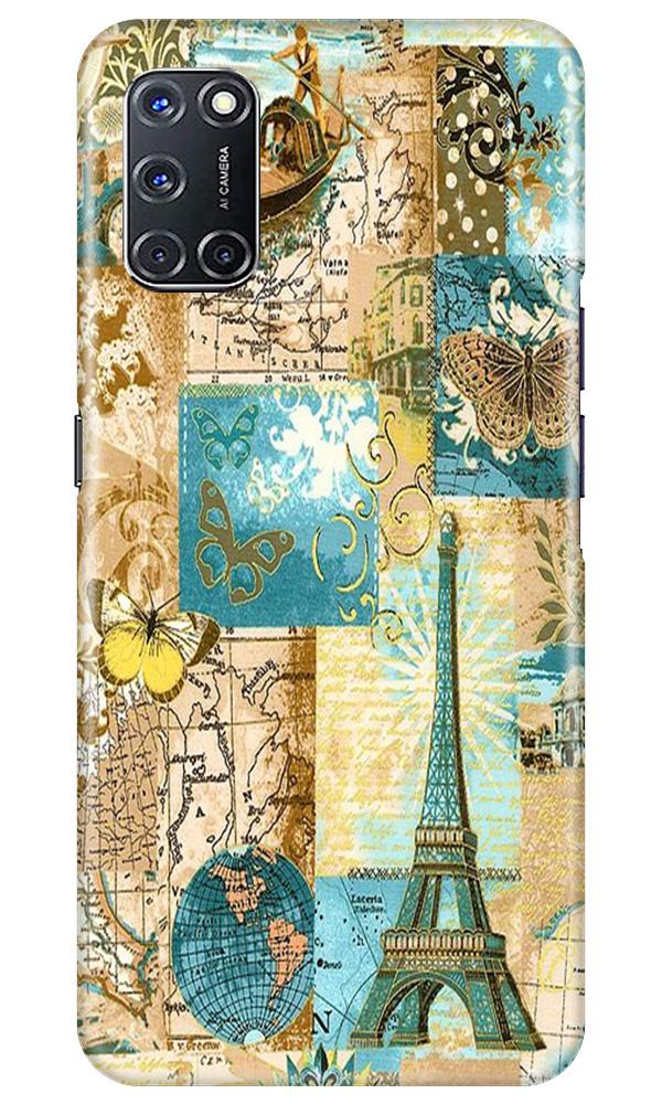 Travel Eiffel Tower Case for Oppo A92 (Design No. 206)