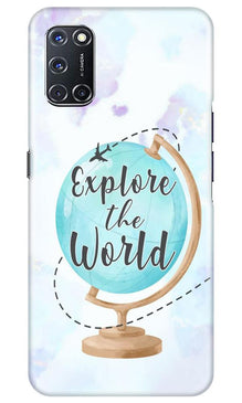 Explore the World Mobile Back Case for Oppo A52 (Design - 207)