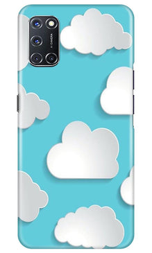 Clouds Mobile Back Case for Oppo A52 (Design - 210)