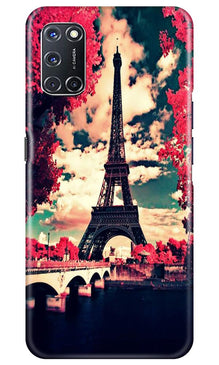 Eiffel Tower Mobile Back Case for Oppo A52 (Design - 212)