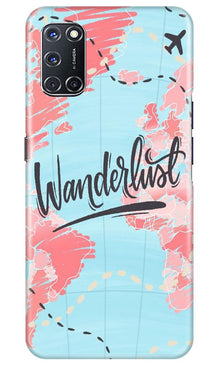 Wonderlust Travel Mobile Back Case for Oppo A52 (Design - 223)