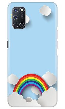 Rainbow Mobile Back Case for Oppo A52 (Design - 225)