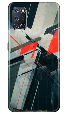 Modern Art Mobile Back Case for Oppo A92 (Design - 231)